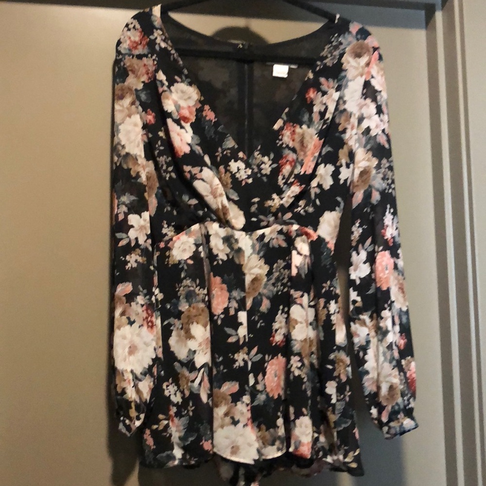 Glamorous Floral Romper